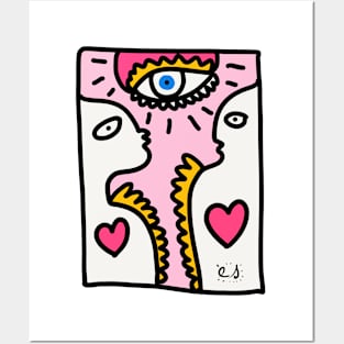 Pink Love Universal Graffiti Love Posters and Art